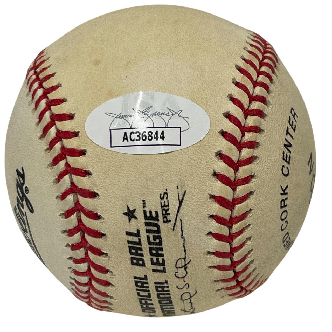 Mike Piazza Signed New York Mets Rawlings National League Baseball