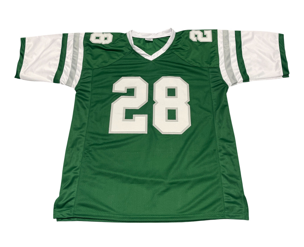 Bill Bradley Signed Philadelphia Eagles Custom Jersey (Beckett COA)