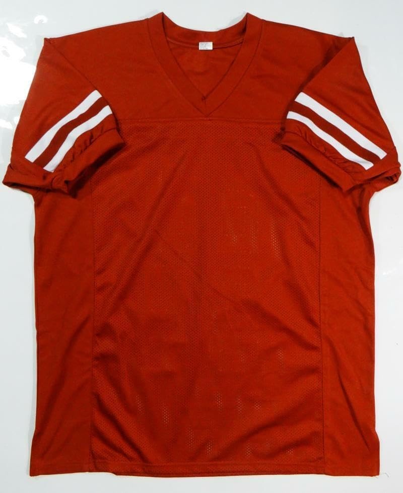 Earl Campbell & Ricky Williams Signed Texas Orange Custom Jersey