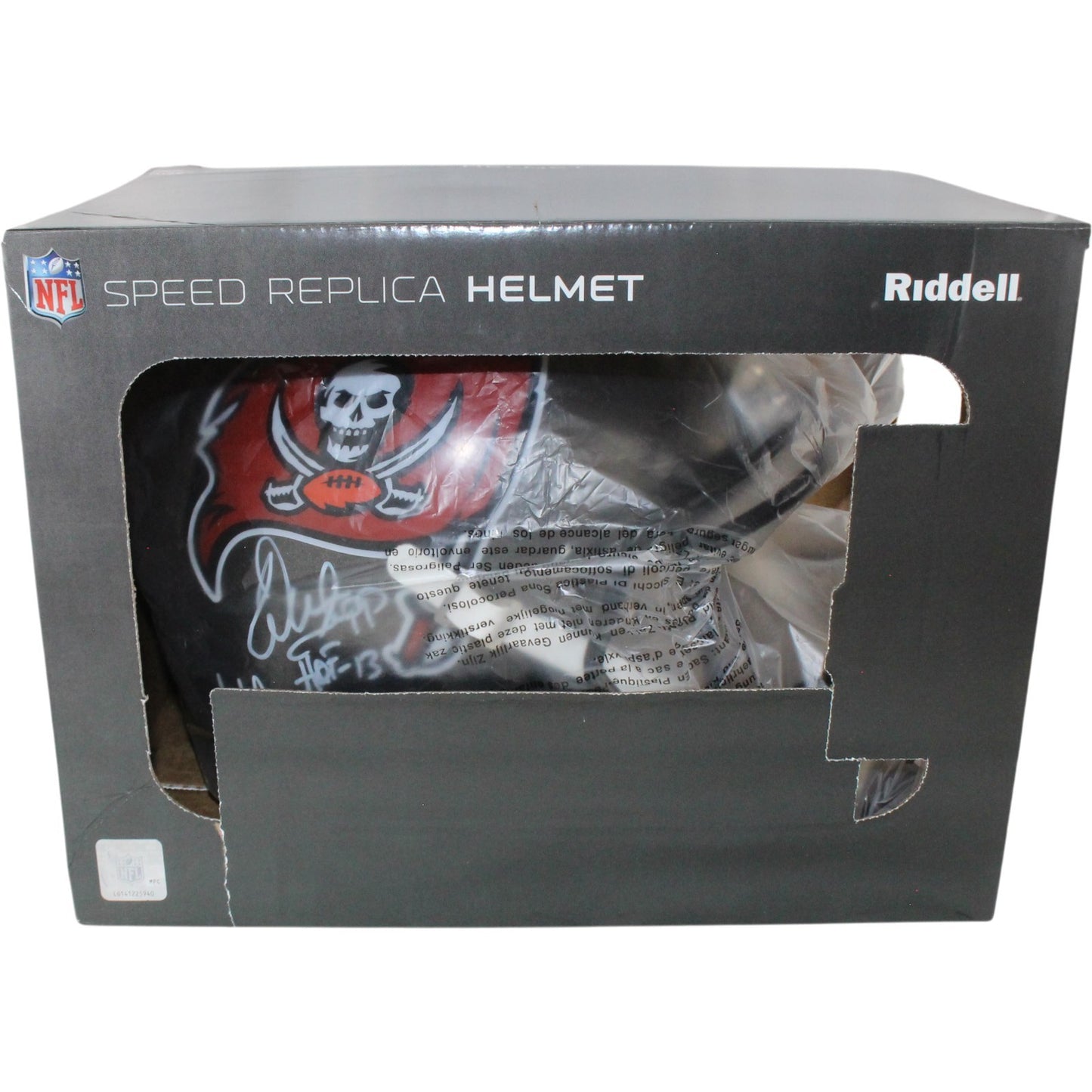 Mike Alstott & Warren Sapp Multi-Signed Buccaneers Full Size Helmet