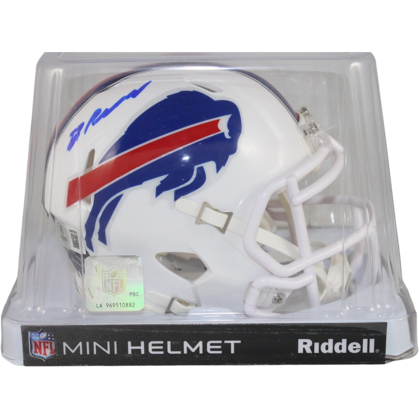 Greg Rousseau Buffalo Bills Autographed Mini Helmet