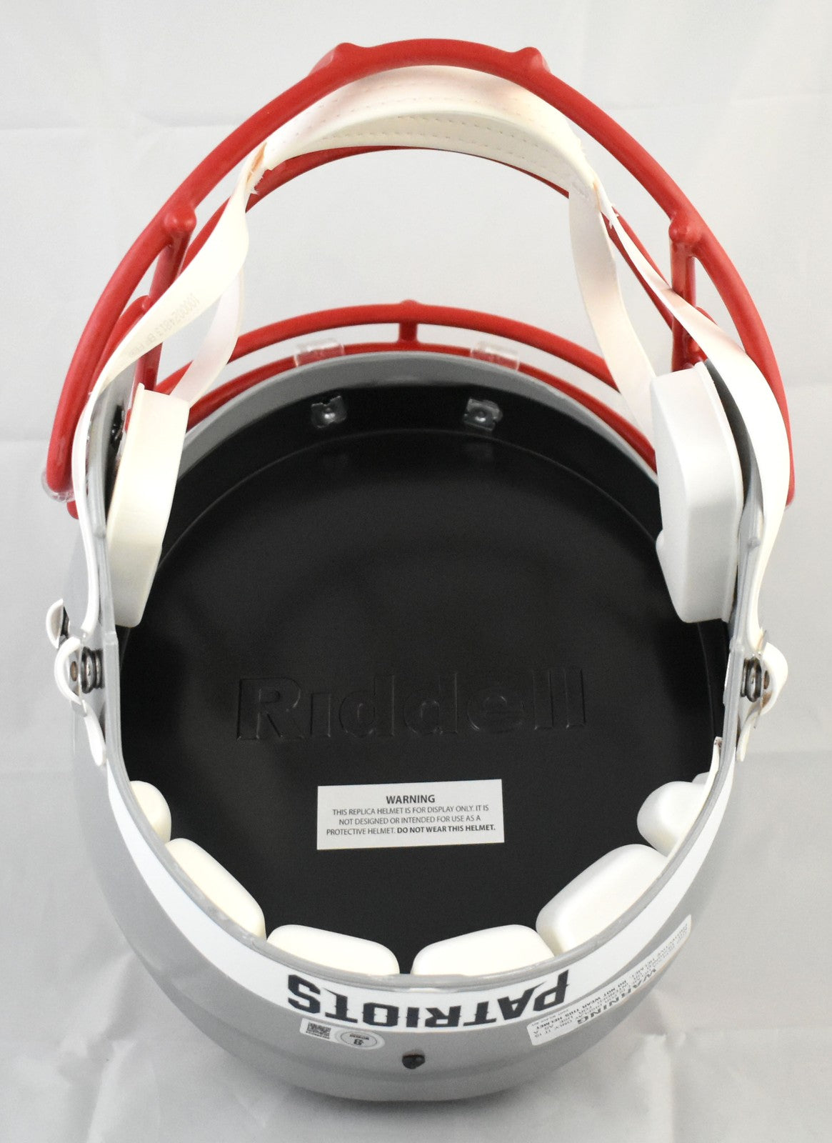 Kayshon Boutte Autographed New England Patriots Full Size Speed Helmet