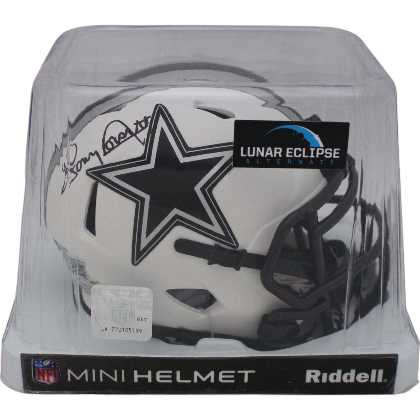 Tony Dorsett Dallas Cowboys Autographed Lunar Mini Helmet (Beckett COA)