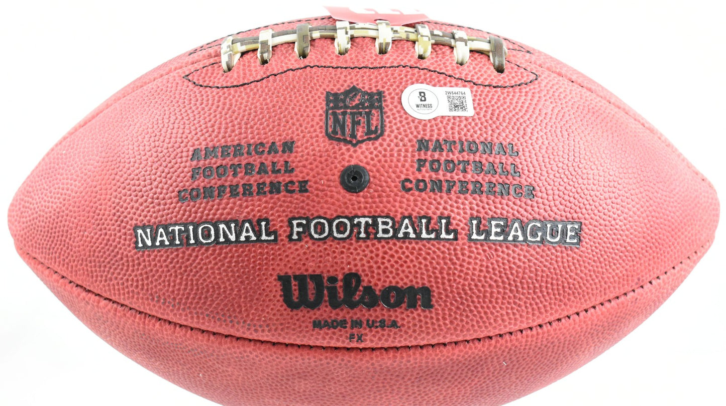 Roger Staubach Signed Dallas Cowboys Wilson Duke Football