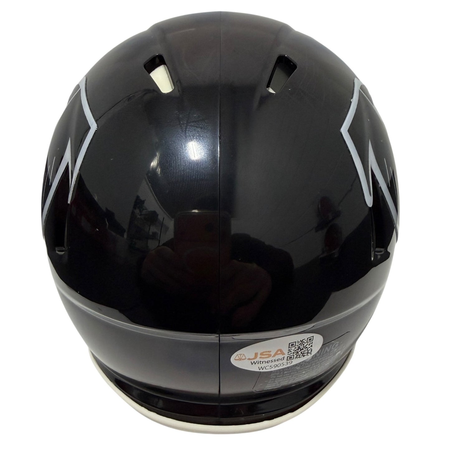 Andre Rison Signed Atlanta Falcons Throwback Mini Helmet JSA