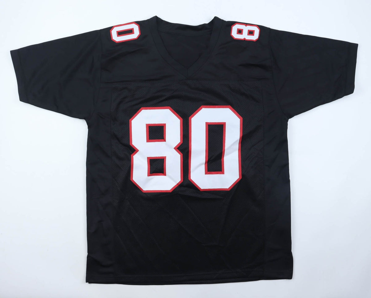 Andre Rison Signed Atlanta Falcons Black Custom Jersey