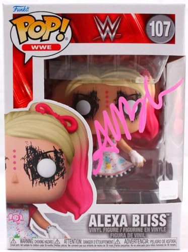 Alexa Bliss Signed Funko Pop Figurine #107