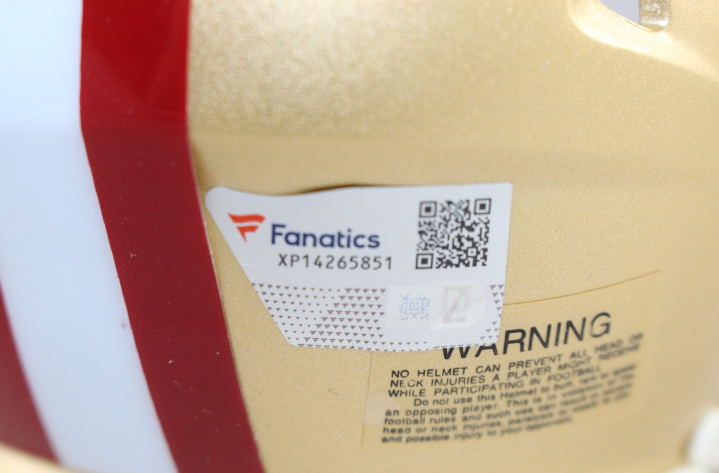 Christian McCaffrey Autographed San Francisco 49ers Mini Helmet