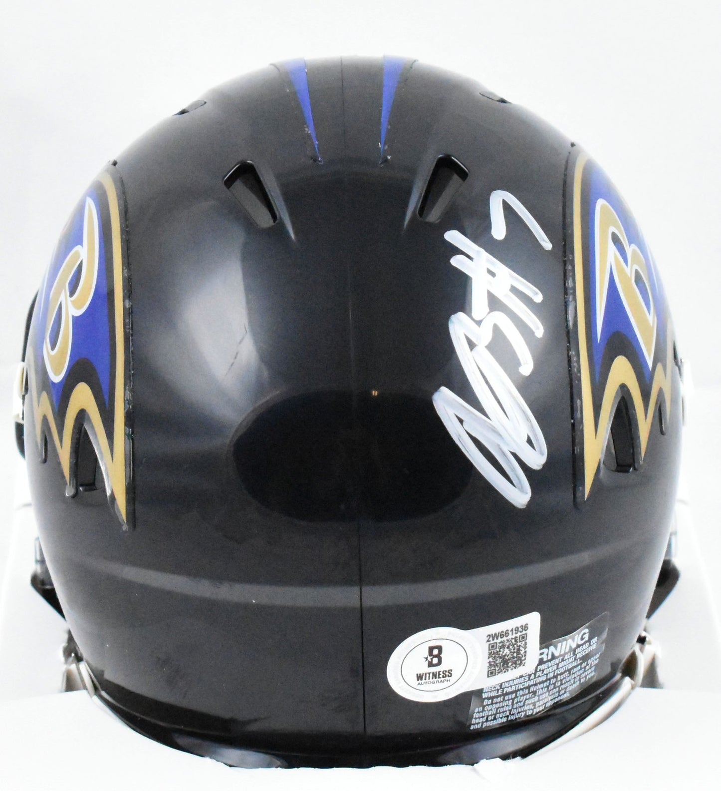 Rashod Bateman Signed Baltimore Ravens Speed Mini Helmet
