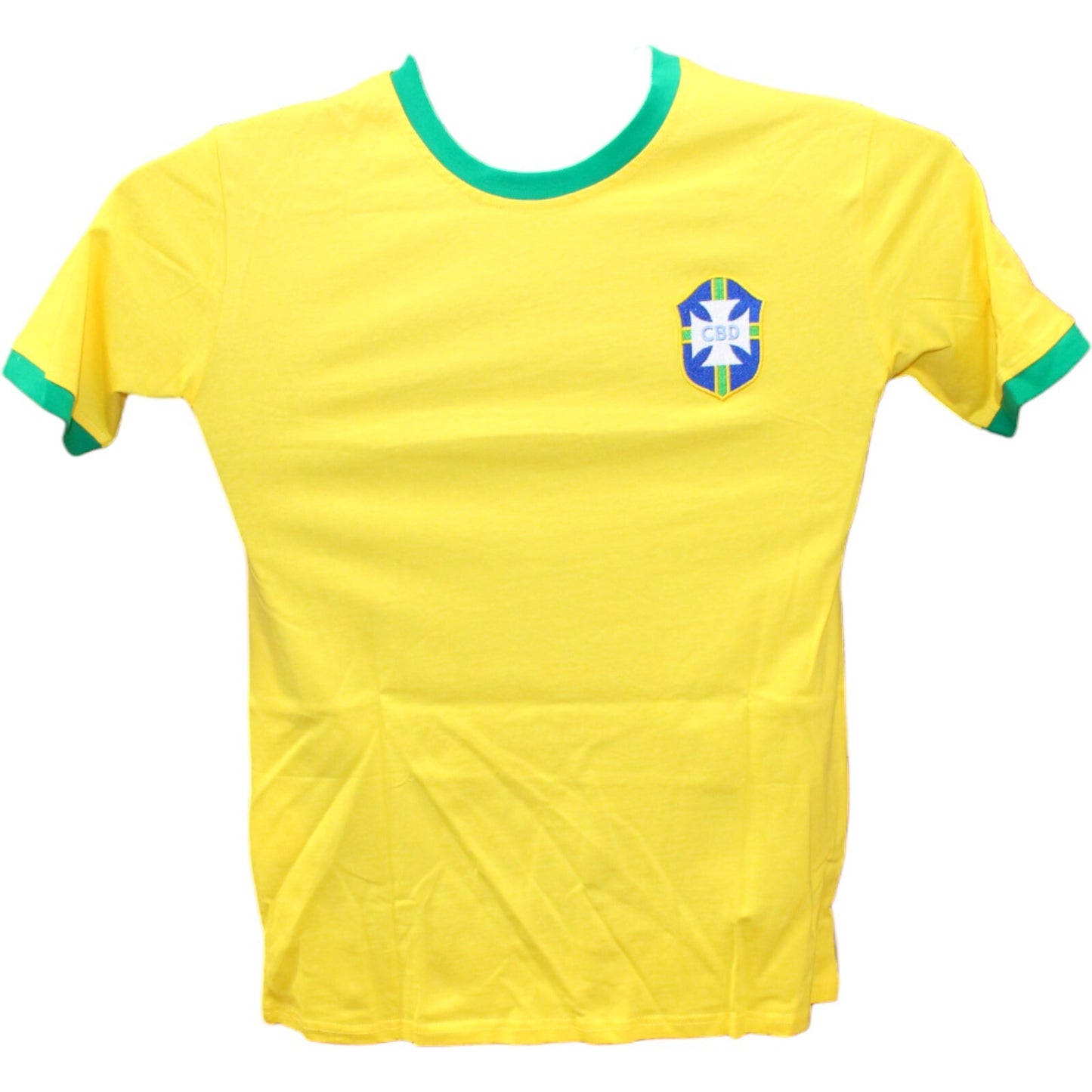 Roberto Carlos Signed Brazil National Style Yellow Jersey