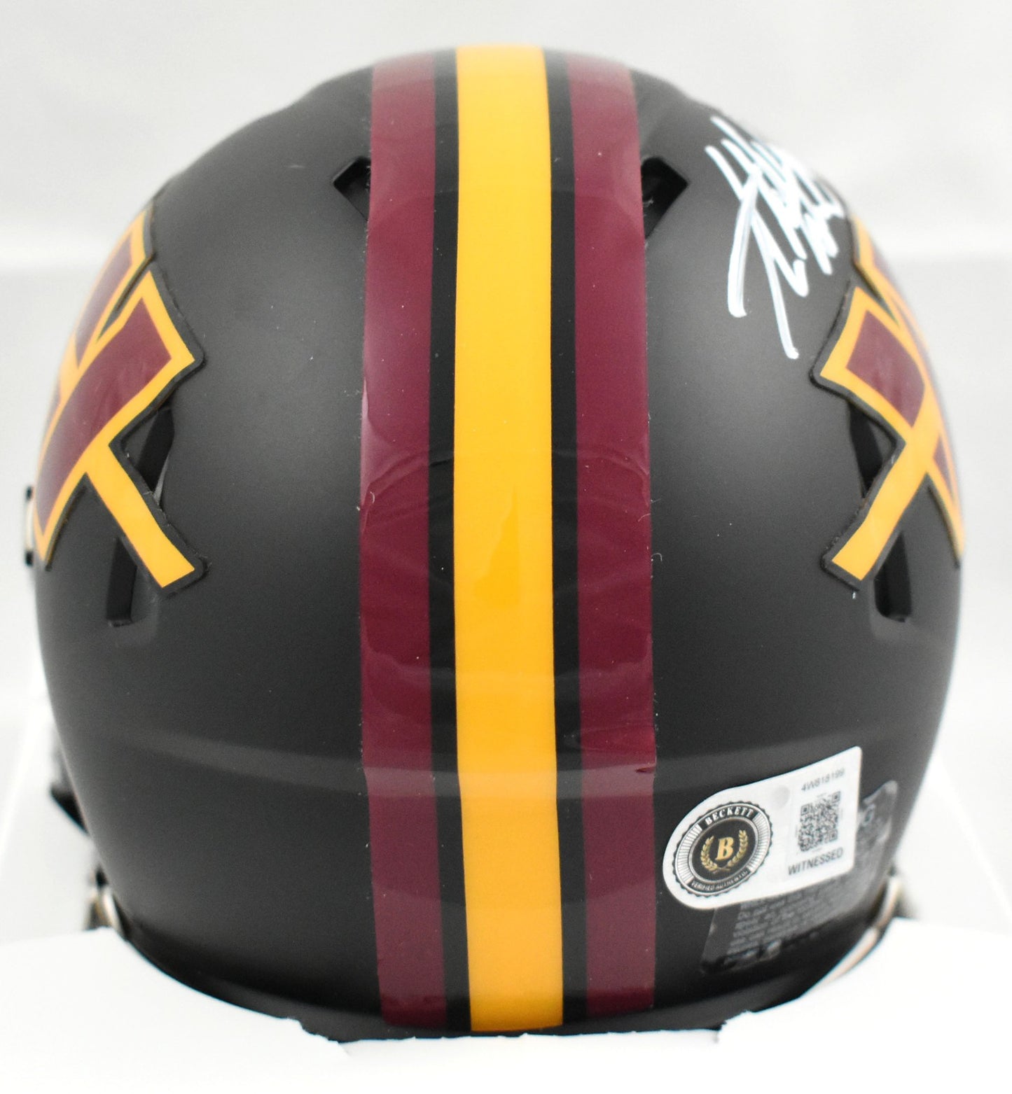 Adrian Peterson Signed Washington Commanders 2026 Alternate Mini Helmet