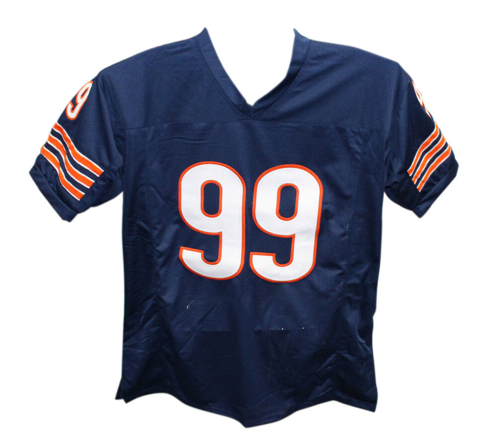 Dan Hampton Signed Chicago Bears Blue Pro Style HOF Jersey Beckett