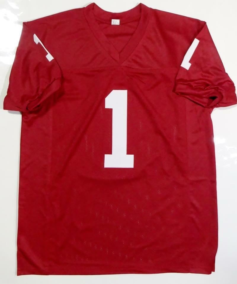 Kyler Murray Autographed Oklahoma Style Crimson Jersey "18 HT"