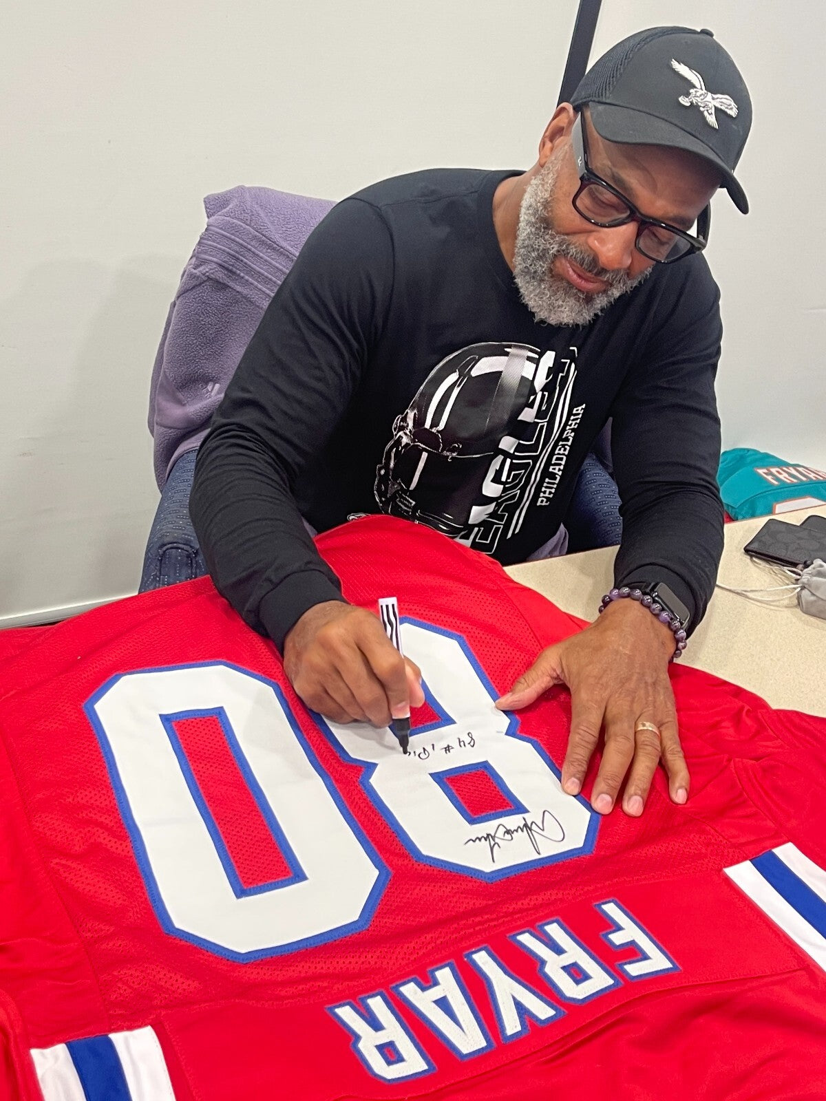 Irving Fryar Signed New England Patriots Custom Jersey - '84 #1 Pick