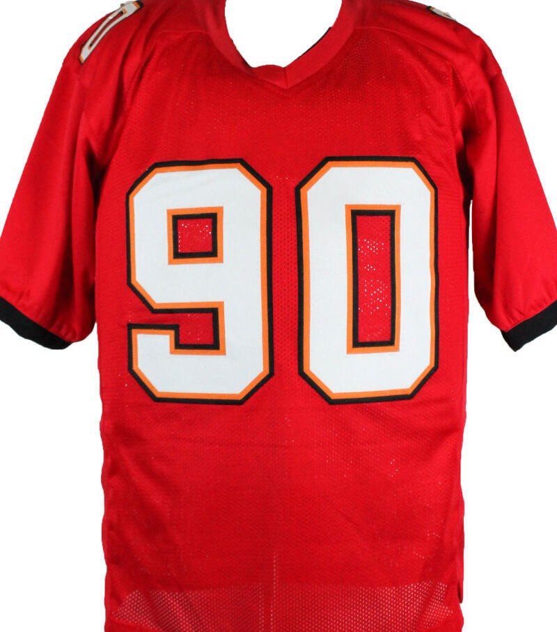 Jason Pierre Paul Autographed Tampa Bay Buccaneers Red Custom Jersey