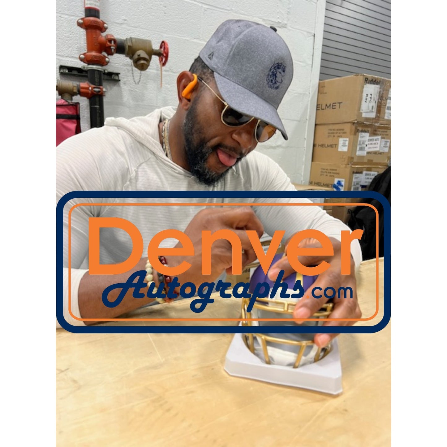 Ray Lewis Autographed Baltimore Ravens 2026 Alternate Mini Helmet