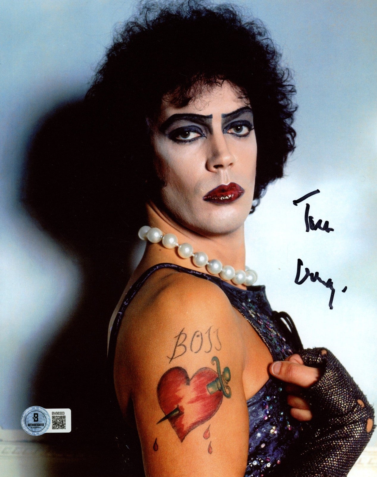 Tim Curry Autographed Rocky Horror Picture Show 8x10 Photo