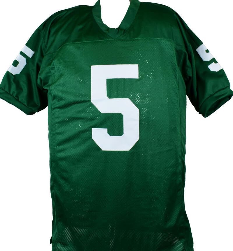 Donovan McNabb Autographed Light Green Custom Jersey