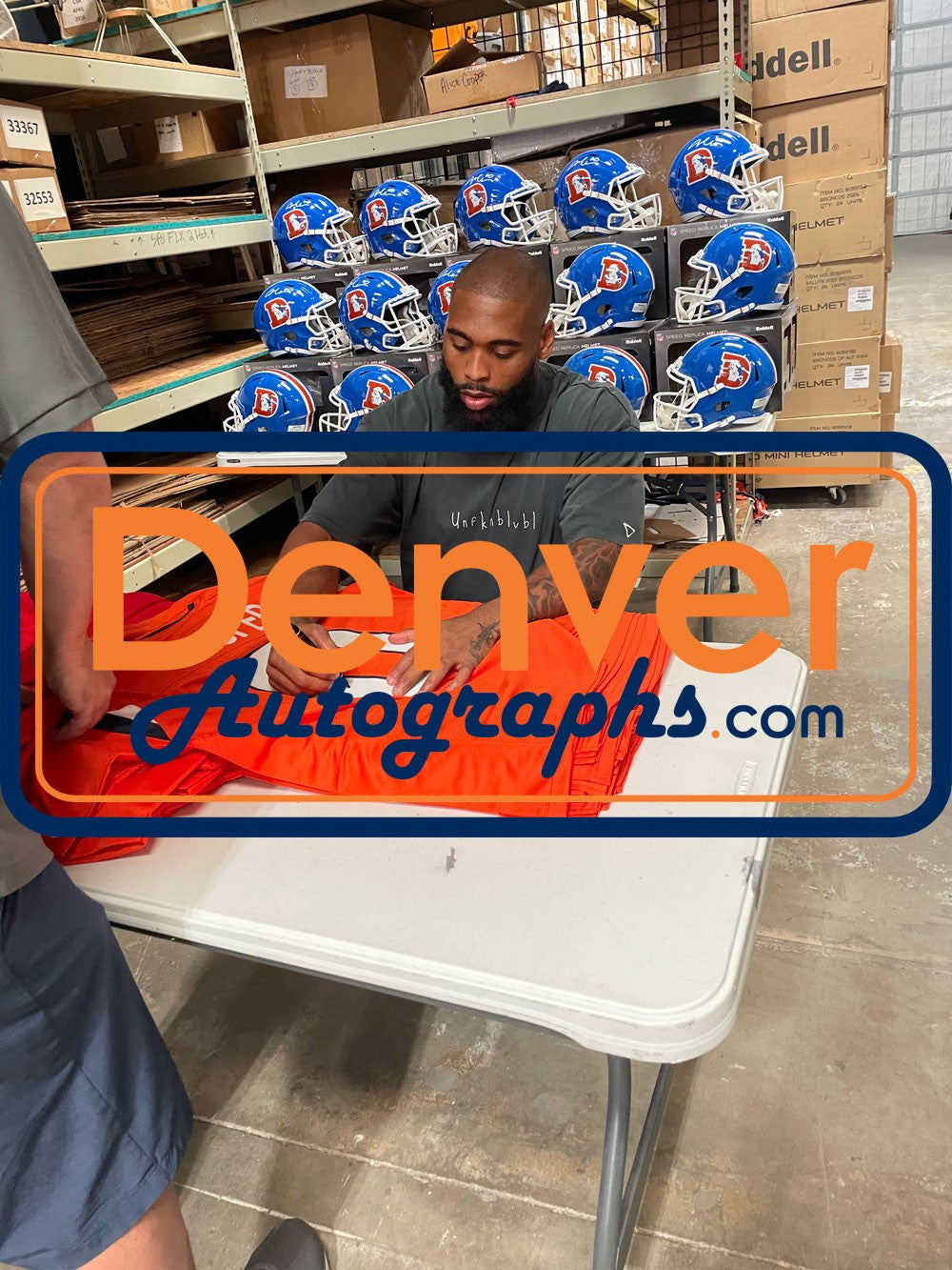 Jonathon Cooper Autographed Pro Style Orange Jersey