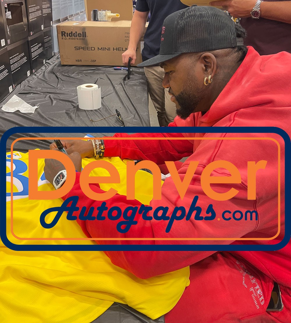 David Ortiz Autographed Boston Red Sox Nike City Connect Jersey