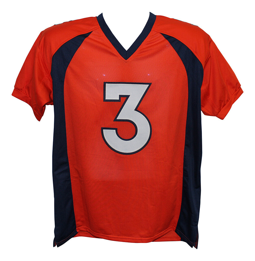 Drew Lock Autographed Denver Broncos Custom Jersey - Orange XL JSA