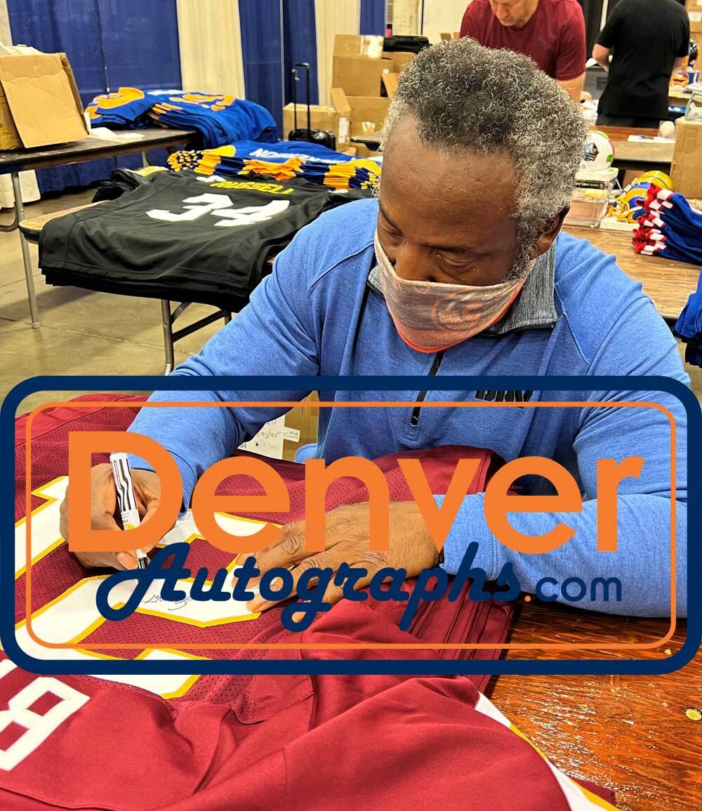 Earnest Byner Signed Washington Redskins Custom Jersey Beckett BAS