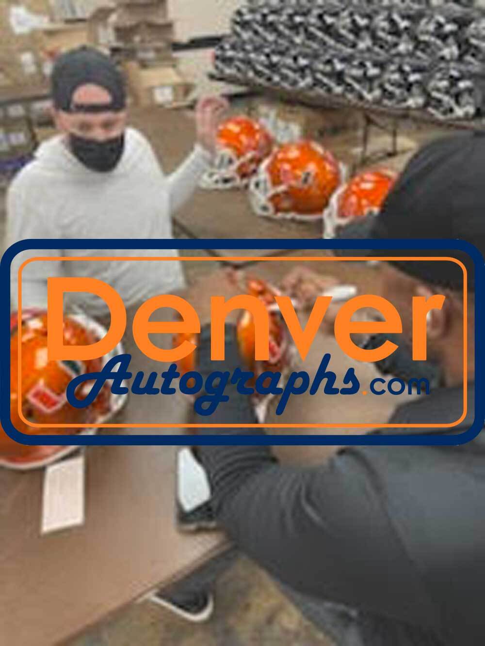 Ray Lewis Signed Miami Hurricanes Authentic Flash Speed Helmet Beckett