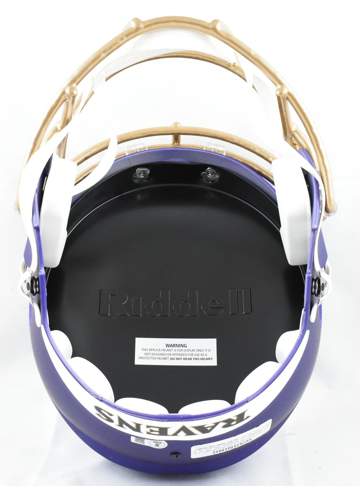 Ray Lewis Autographed Baltimore Ravens 2024 Alternate Speed Helmet