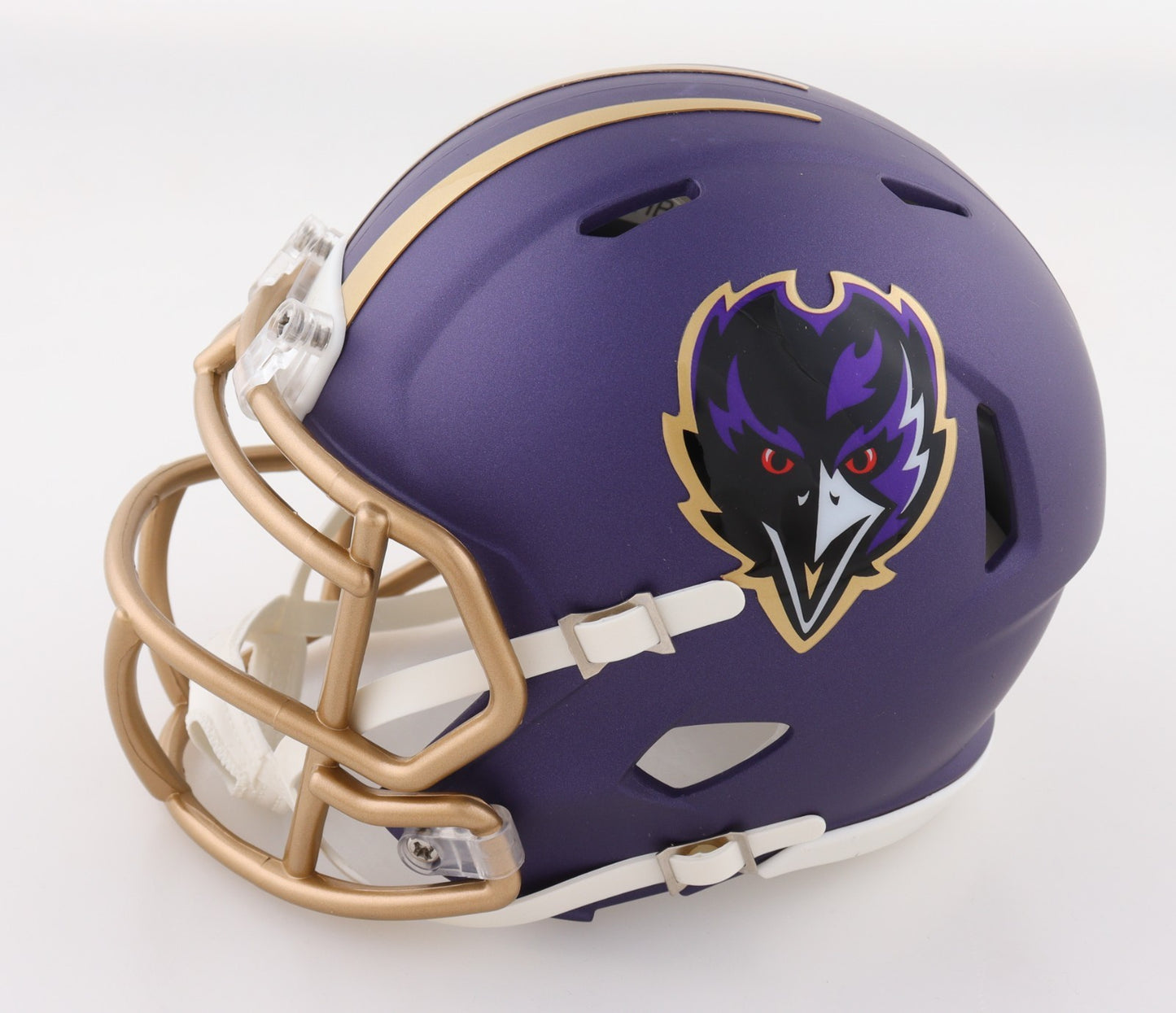Jamal Lewis Baltimore Ravens Autographed Alternate Speed Mini Helmet