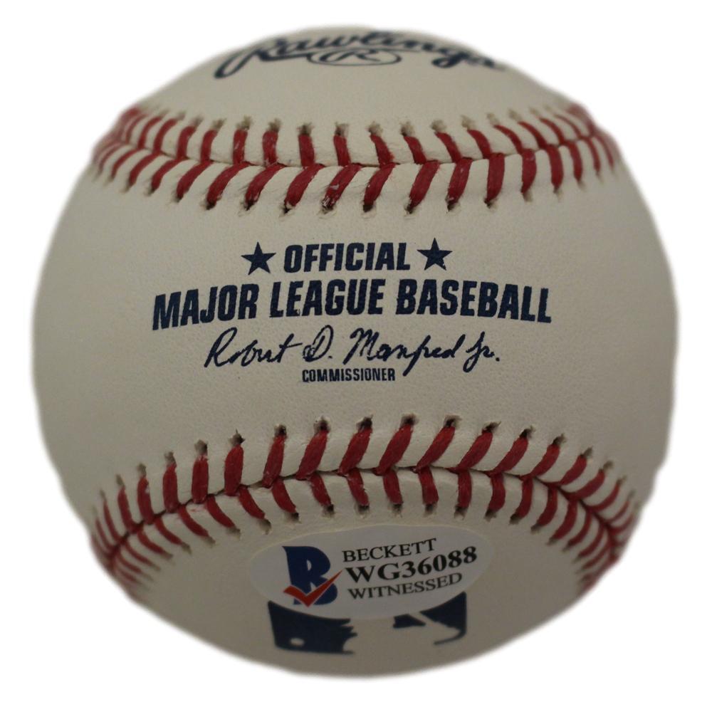 Trevor Story Autographed Colorado Rockies Baseball - 505' HR Inscription