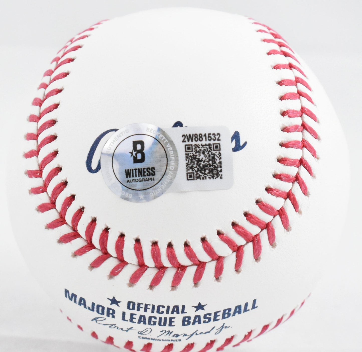 Brian Jordan Signed Rawlings Official Major League Baseball