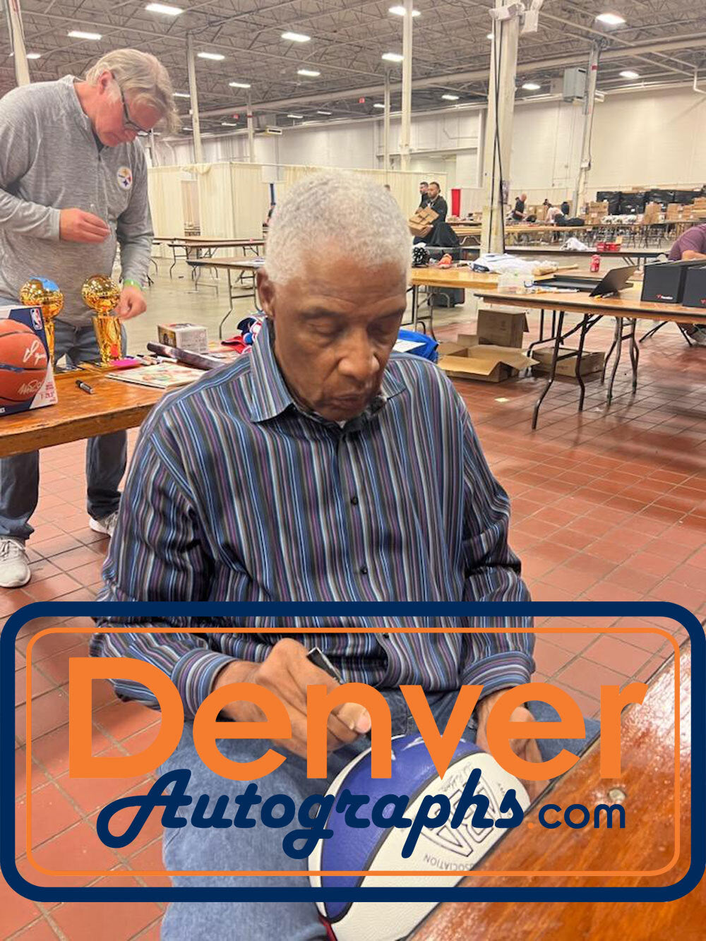 Julius Erving Autographed Philadelphia 76ers ABA Basketball