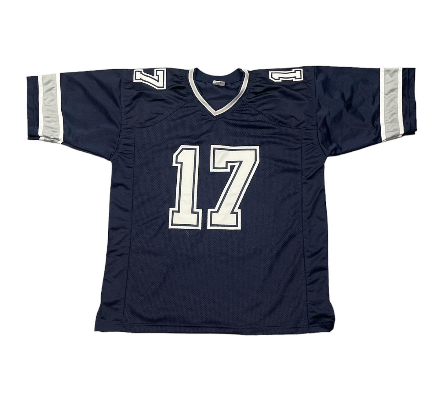 Brandon Aubrey Dallas Cowboys Signed Navy Custom Jersey (Beckett Witnessed)