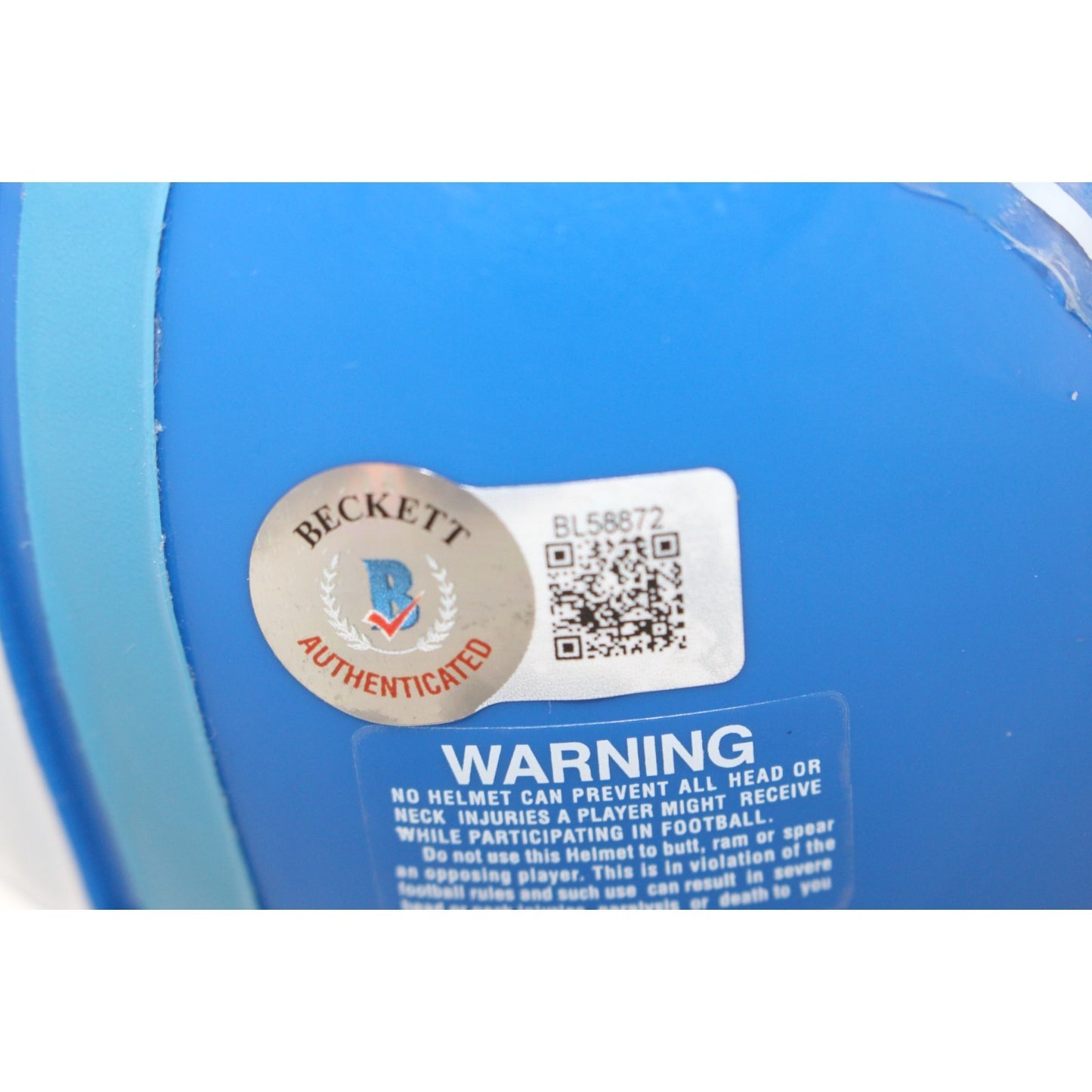James Van Der Beek Signed Varsity Blues Mini Helmet with "Mox" Inscription