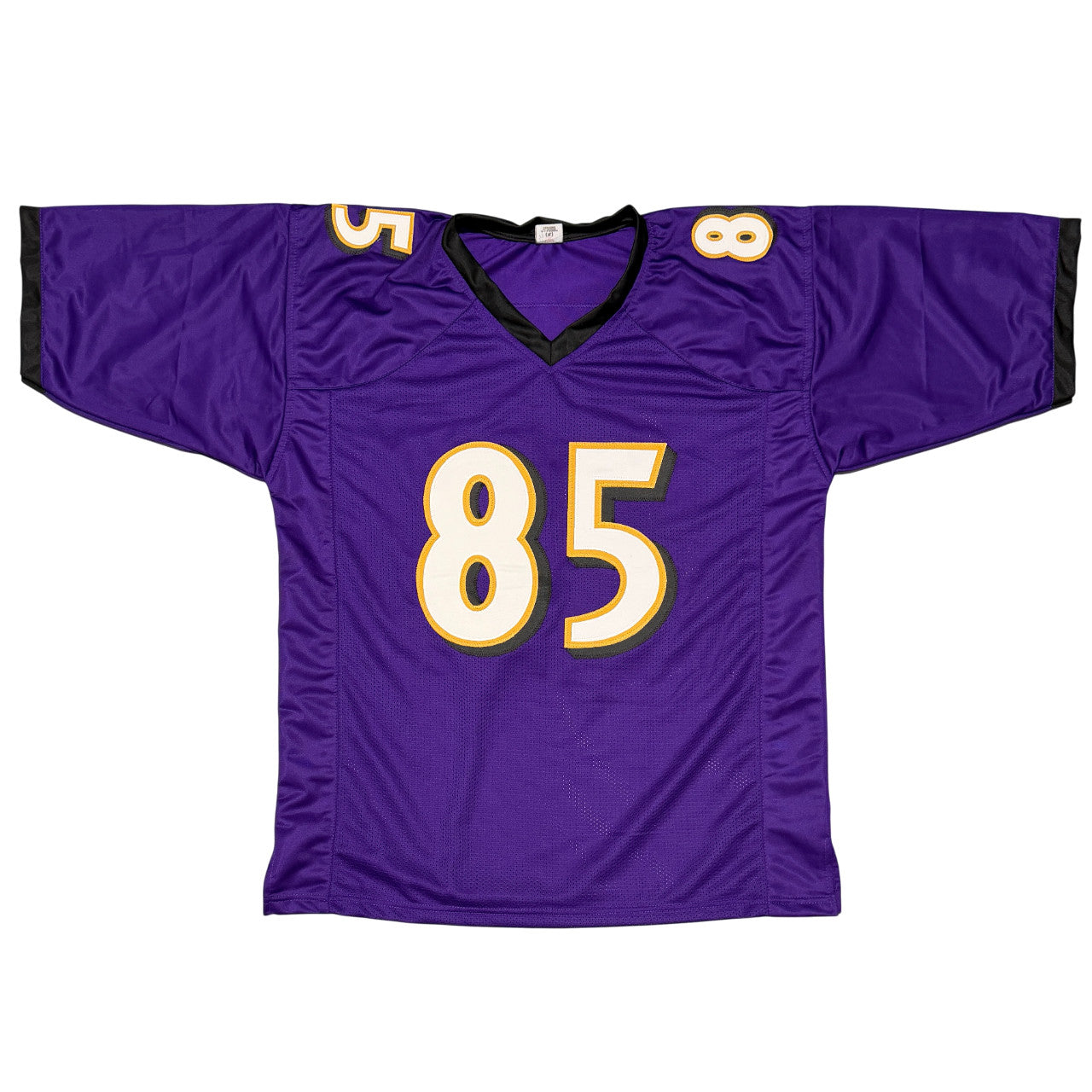 Derrick Mason Autographed Baltimore Ravens Custom Jersey (JSA COA)