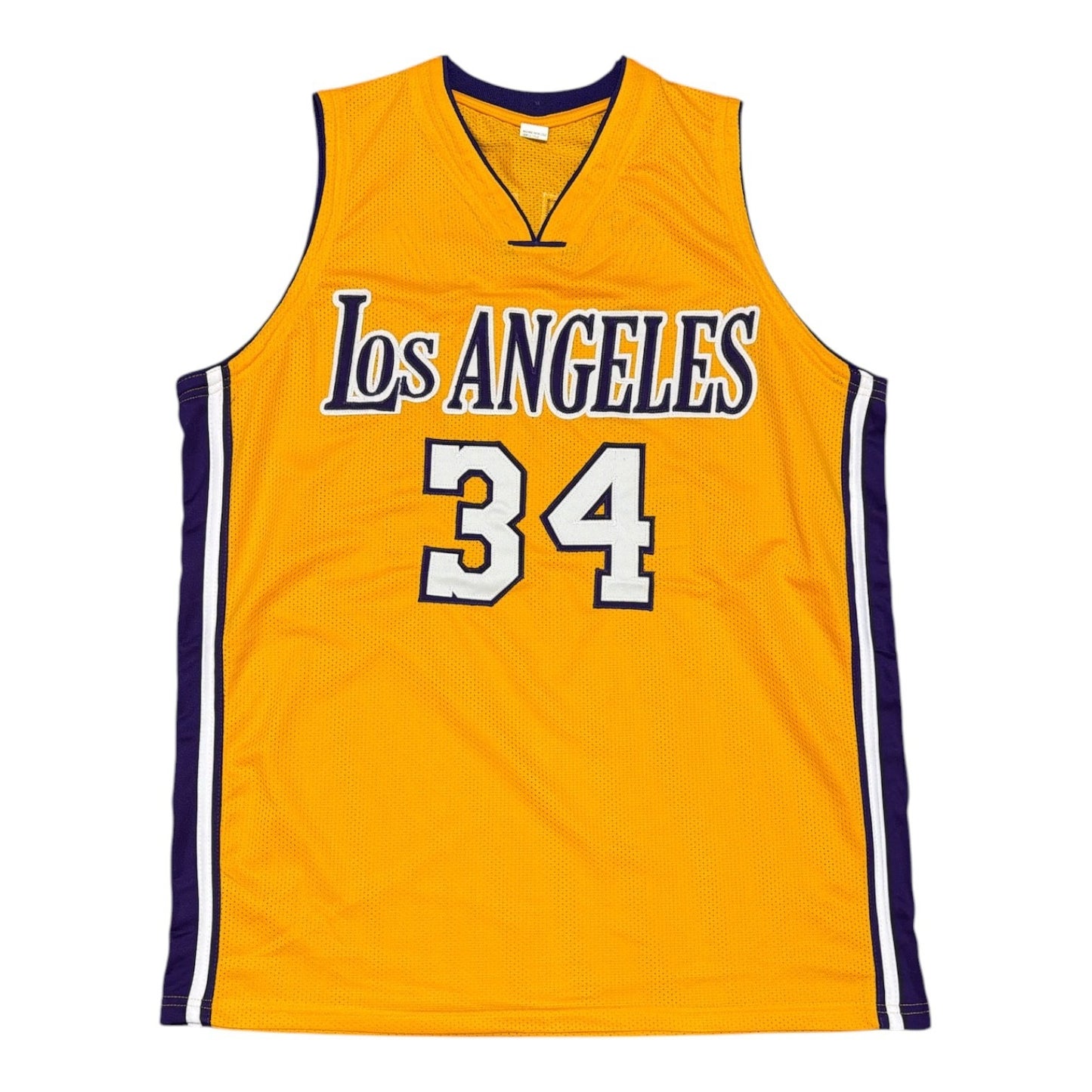 Shaquille O'Neal Autographed Los Angeles Lakers Custom Jersey