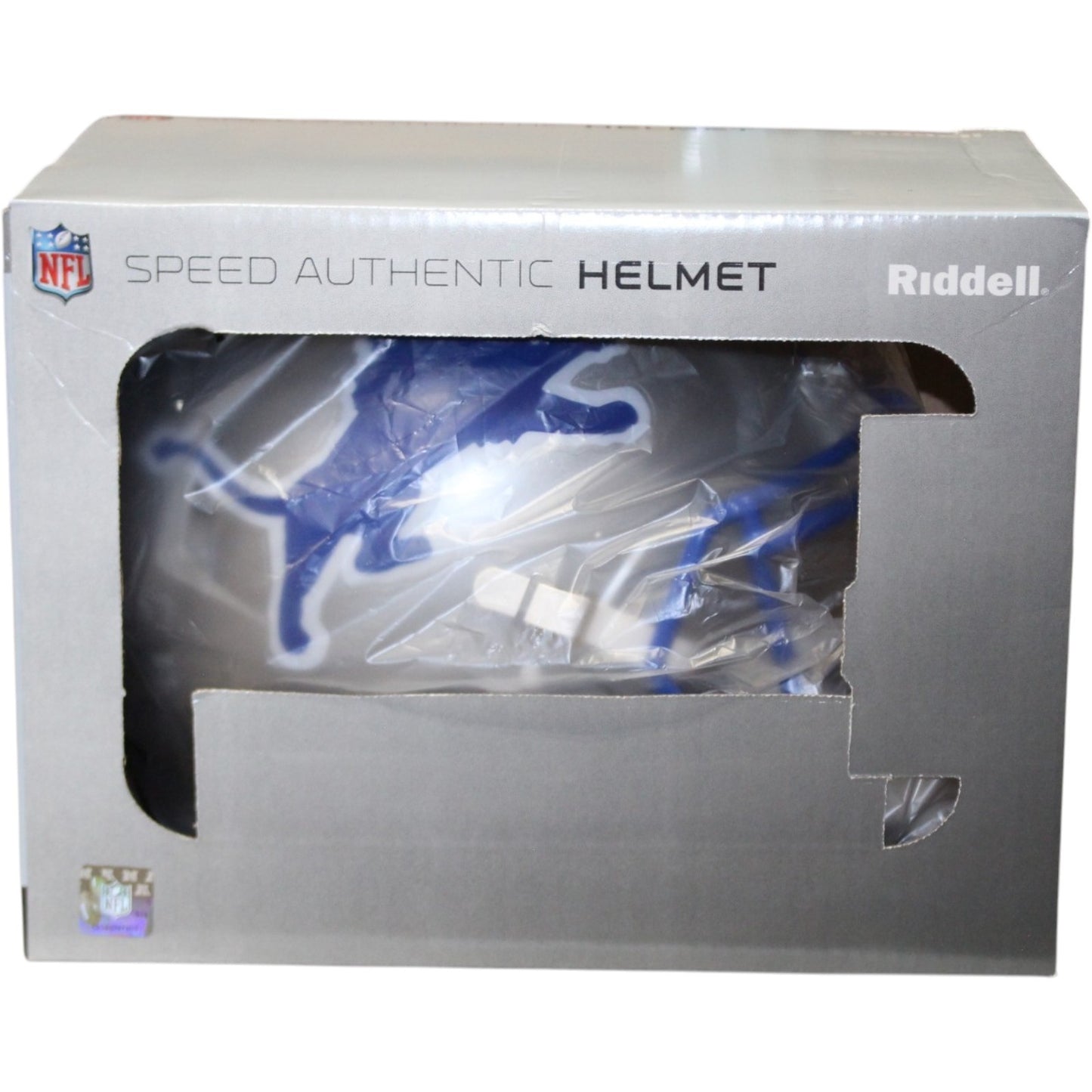 Barry Sanders Autographed Detroit Lions Full Size Authentic Throwback Helmet