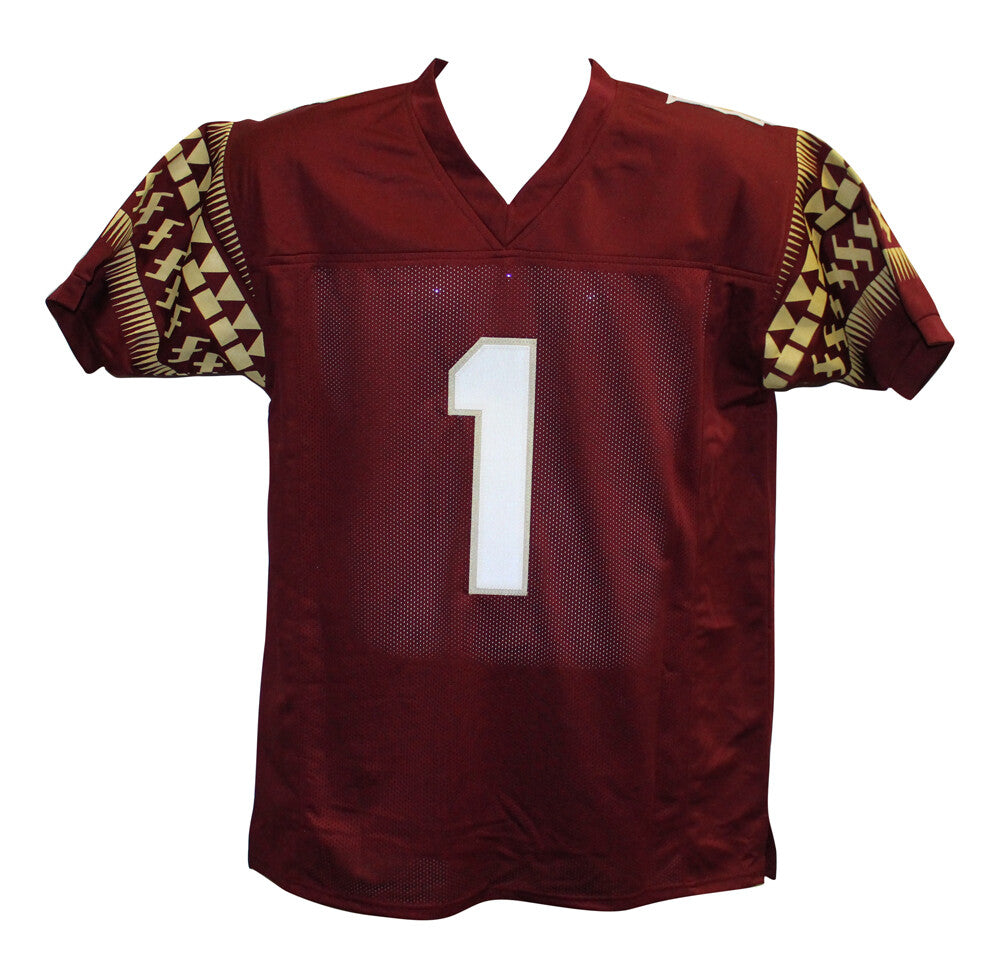 Kelvin Benjamin Autographed Florida State Style Custom Jersey (Beckett)