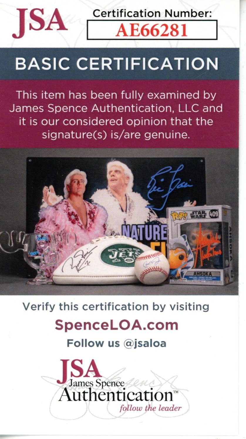 George Connor, Lenny Moore & Dante Lavelli Signed Hall of Fame Yearbook JSA