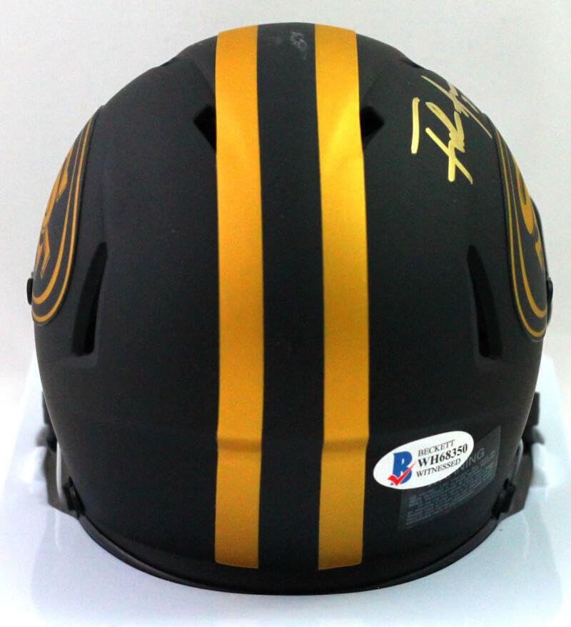 Frank Gore Signed San Francisco 49ers Eclipse Speed Mini Helmet