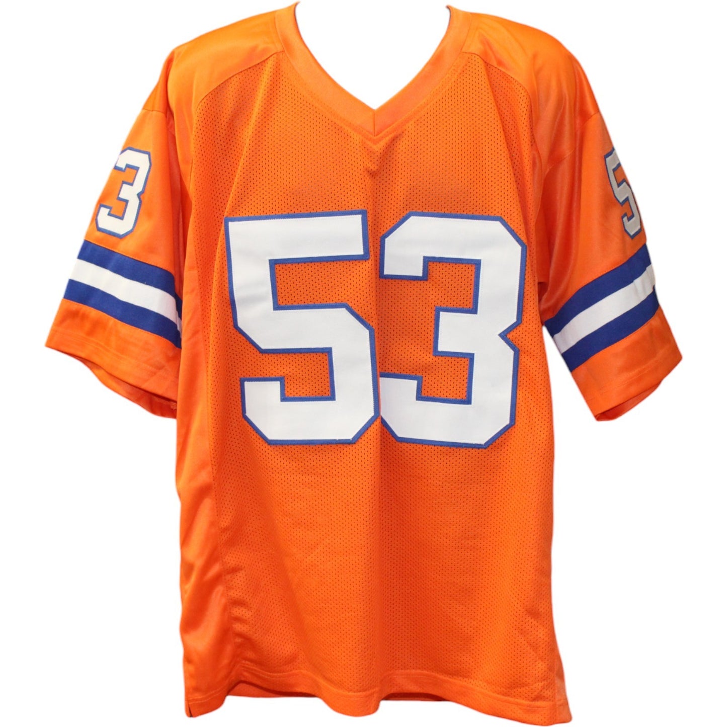Bill Romanowski Autographed Orange Throwback Custom Jersey