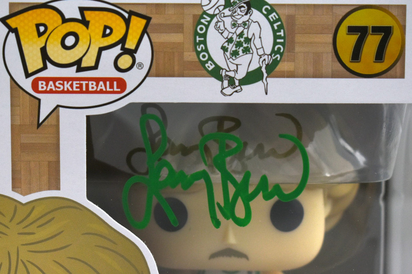 Larry Bird Autographed Boston Celtics Funko Pop #77