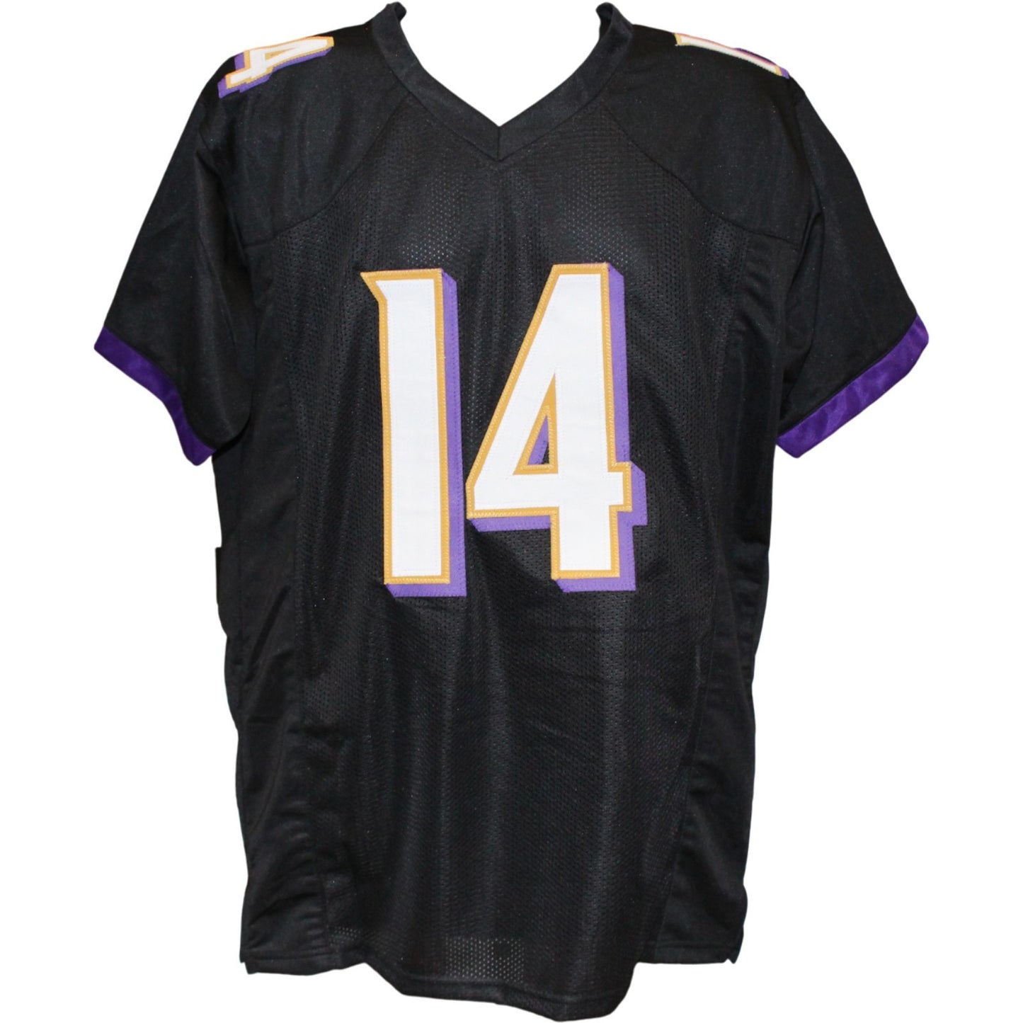 Kyle Hamilton Autographed Black Pro Style Jersey (Beckett Witnessed)