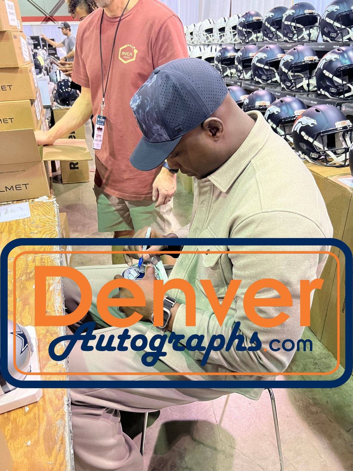 Demarcus Ware Dallas Cowboys Signed VSR4 Mini Helmet (HOF 2023)