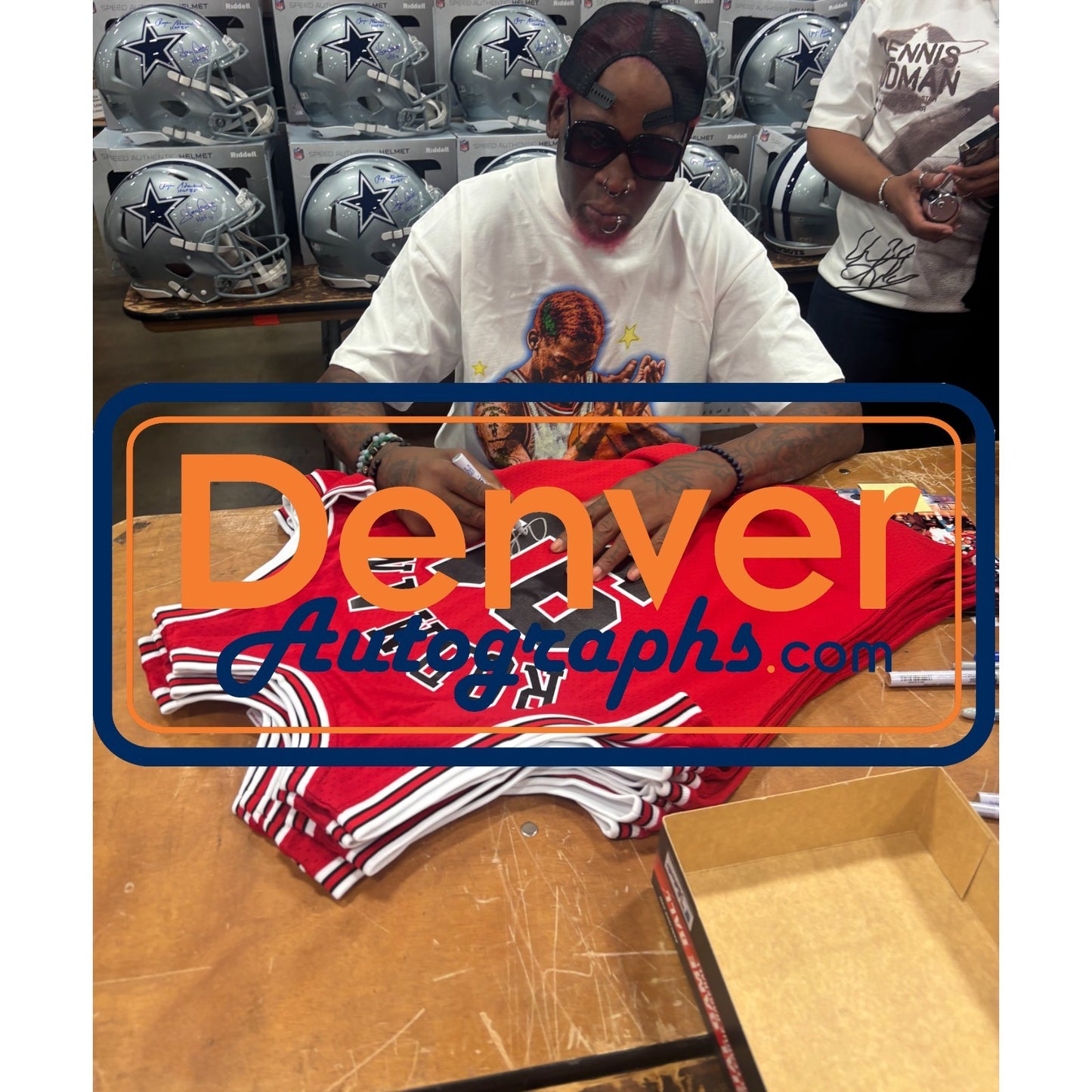 Dennis Rodman Autographed Chicago Bulls Mitchell & Ness Jersey