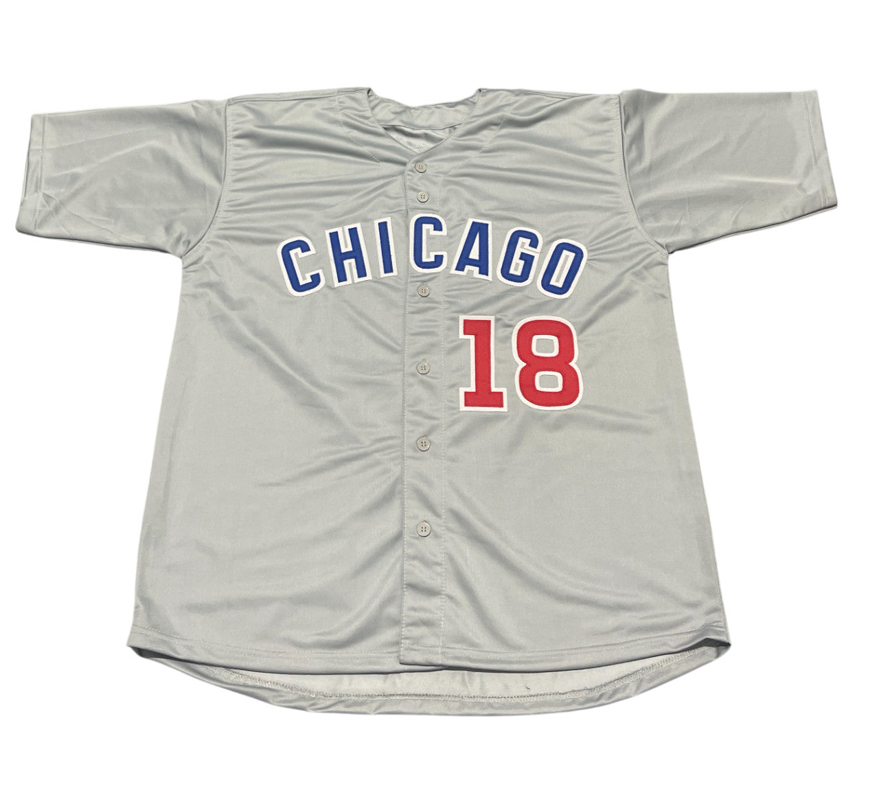Ben Zobrist Signed Chicago Cubs Custom Jersey (Beckett BAS COA)