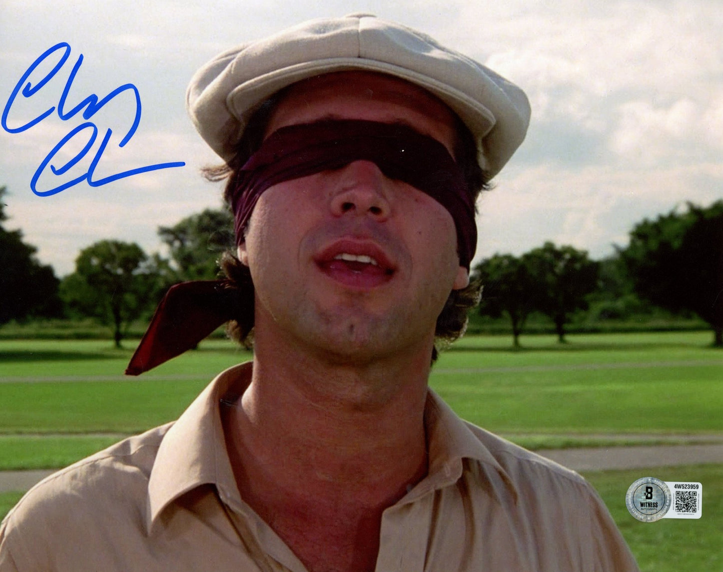 Chevy Chase Autographed Caddyshack 8x10 Photo