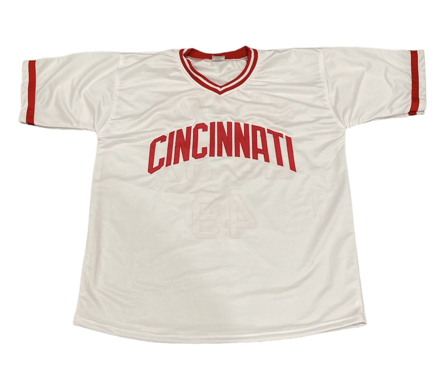 Rob Dibble, Randy Myers & Norm Charlton Signed Nasty Boys Custom Jersey JSA