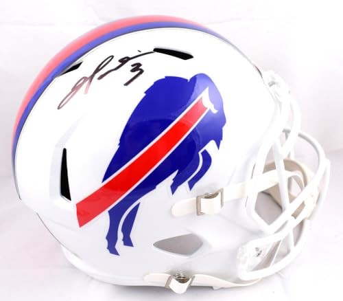 Damar Hamlin Signed Buffalo Bills Full Size Speed Helmet - Black