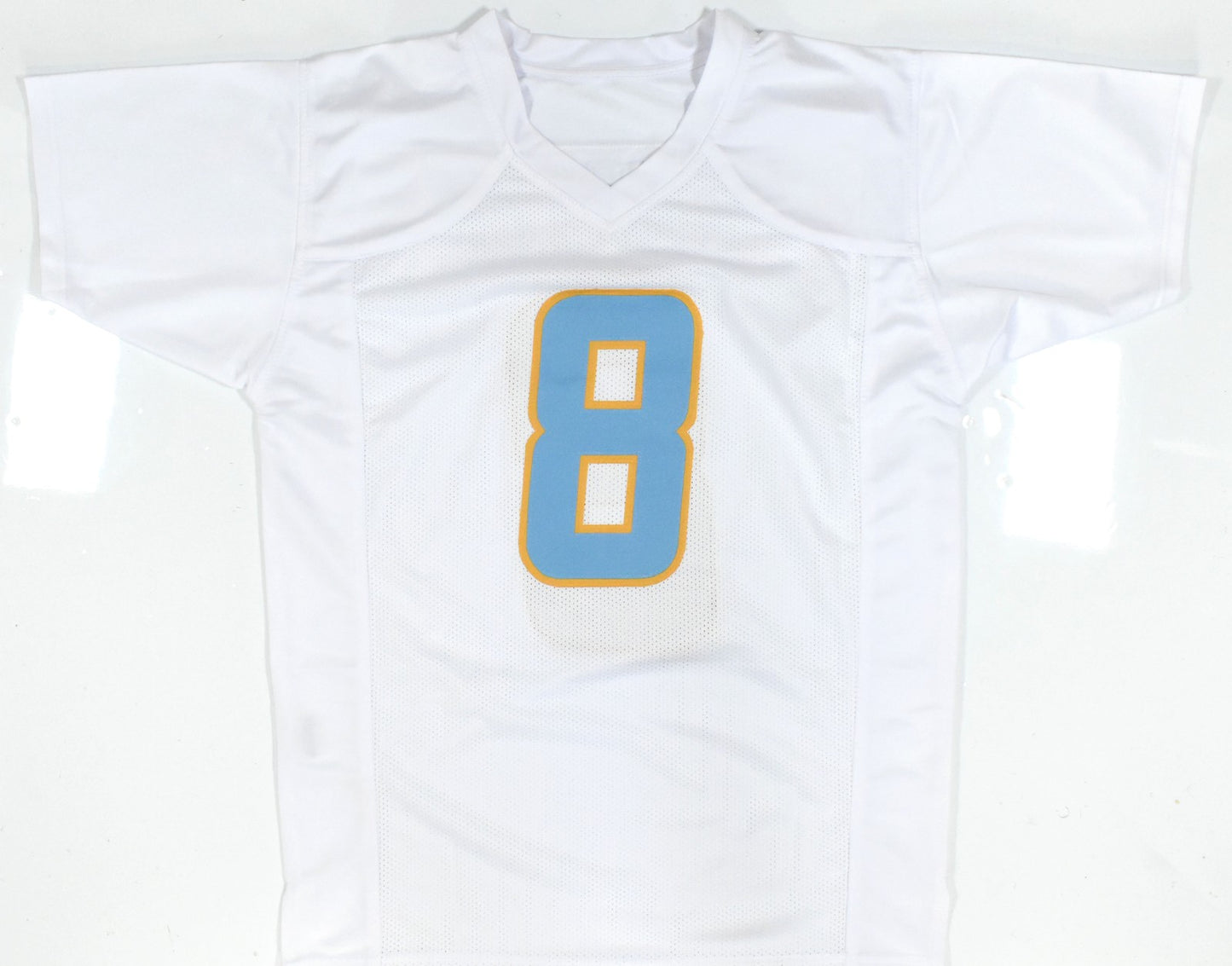 Omarion Hampton Autographed Los Angeles Chargers Custom Jersey